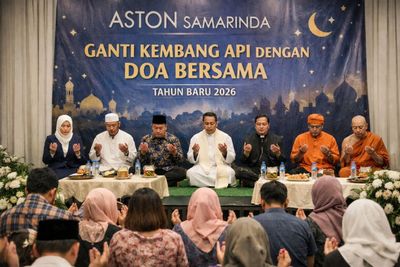 ASTON Samarinda Ganti Kembang Api dengan Doa Bersama Tahun Baru