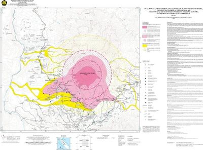 PVMBG Rilis Peta Zona Bahaya Gunung Burni Telong, Warga Diminta Waspada