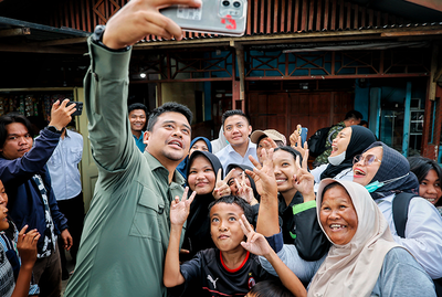 Momen Ngopi Bobby Nasution Warnai Proses Pemulihan Pascabencana di Tapsel