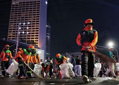 Sampah Malam Tahun Baru 2026 di Jakarta Capai 91,41 Ton!