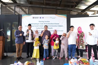 Awal Tahun Penuh Cinta: Pemkot Jakarta Timur dan PT Antam Peluk 300 Anak Hebat di Duren Sawit