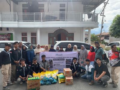 Mahasiswa Unimal Salurkan Bantuan dan Beri Trauma Healing bagi Korban Banjir dan Longsor di Bener Meriah