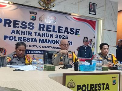 Polresta Manokwari Catat Lonjakan Kamtibmas Sepanjang 2025, Kejahatan Konvensional Masih Mendominasi