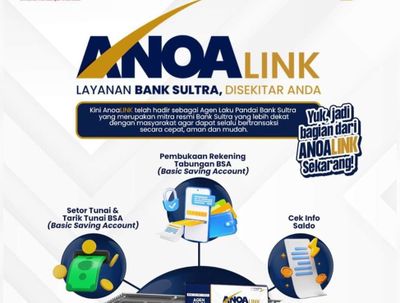 Bank Sultra Hadirkan Agen ANOALink, Layanan Perbankan Kini Menjangkau Pelosok Sultra