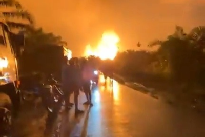 Kebakaran Pipa Gas Tanam PT TGI di Inhil: 6 Luka Berat