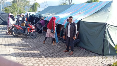 Status Gunung Burni Telong Turun, Ribuan Pengungsi Timang Gajah Mulai Pulang