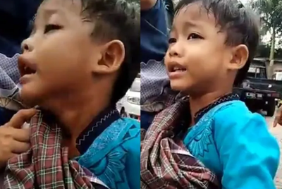 Kaget dengan Bentuknya Usai Disunat, Reaksi Bocah Ini Bikin Ngakak