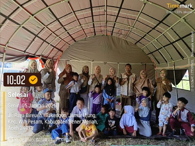 Sekolah di Bener Meriah Mulai Aktif Lagi, Siswa Belajar di Tenda Pascabencana