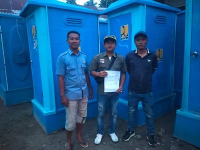 Perumda Tirta Bengi Terima Hibah MCK Portable, Dorong Sanitasi Lebih Sehat