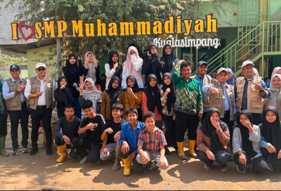 UMSU Hadir di Hari Pertama Sekolah, 50 Mahasiswa Dampingi Siswa Pascabencana