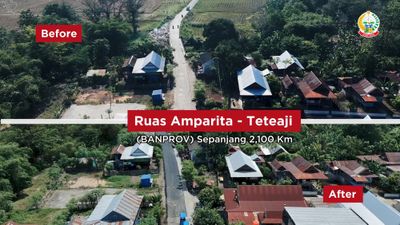 Bantuan Rp17 Miliar Pemprov Sulsel Ubah Wajah Jalan di Sidrap, Warga Kini Nyaman Beraktivitas