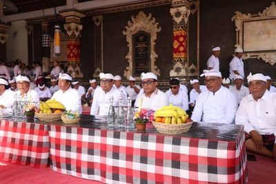 Pemelaspasan Bale Kulkul Banjar Puseh Pedungan Dihadiri Wali Kota Denpasar
