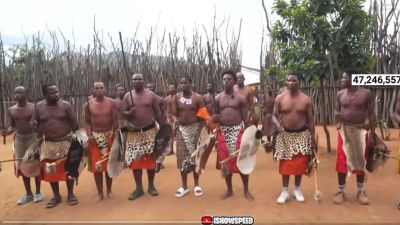 Streamer IShowSpeed Pulang ke Afrika, Lomba Lari dengan Cheetah Sampai Bergabung jadi Pejuang Suku