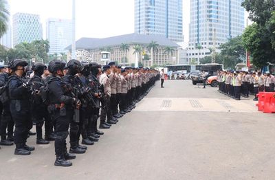 Ada Demo Buruh Hari Ini di Gedung DPR RI Jakarta, Ratusan Personel Diterjunkan