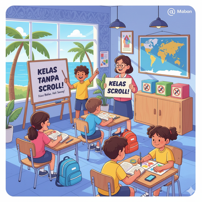 Tren Sekolah Tanpa Gadget: Upaya Pemkot Ambon agar Siswa Fokus Literasi dan Terhindar dari Konten Negatif
