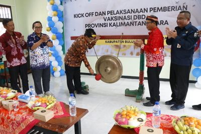 Pemprov gelar Kick Off Vaksinasi Dengeu Perdana di Kabupaten Bulungan, sasar Siswa SD