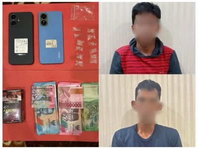 Peredaran Sabu di Nunukan Tengah Digagalkan, Dua Pria Diamankan Polisi