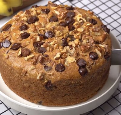 Anti Gagal! Ini Resep Choco Walnut Banana Cake ala Rumahan yang Simpel tapi Rasanya Juara