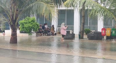 RSUD Kota Serang Banjir Aktifitas Keluar Masuk Pasien Terganggu