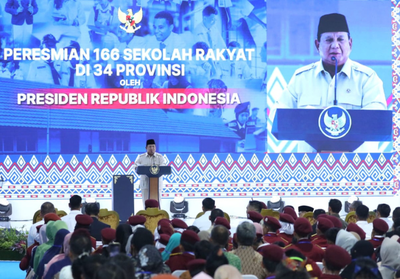 Prabowo Resmikan 166 Sekolah Rakyat, Negara Hadir untuk Pendidikan Anak Kurang Mampu