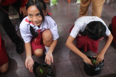 Perkuat Ketahanan Pangan Sejak Dina, YSPN Gandeng Sekolah di Buleleng