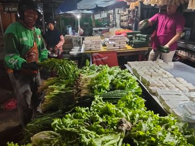 Daftar Pasar Tradisional Terkenal di Pangkalpinang, Pasar Besar Ramai Malam Hari