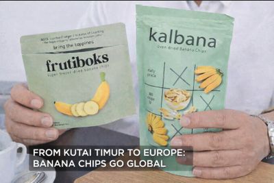Keripik Pisang Asal Kaliorang Kutim Tembus Pasar Asia hingga Eropa