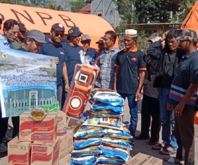 Rayakan HUT, BPK Aceh Turun ke Pengungsian Tunyang Bawa Bantuan