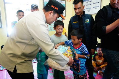 BPJS Ketenagakerjaan Sumbagut Bantu Pengungsi Aceh Tengah, Anak-Anak Dapat Perlengkapan Sekolah
