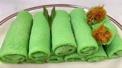 Resep Dadar Gulung Isi Kelapa yang Enak dan Manis, Wajib Dicoba!