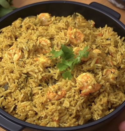 Anti Mainstream! Cobain Resep Gongura Prawns Pulao, Nasi Rempah Asam Segar Khas India Selatan
