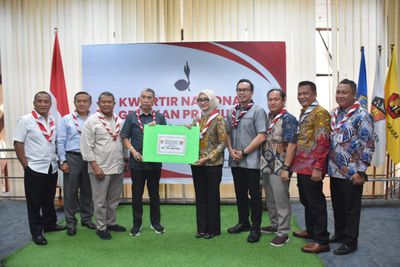 Pramuka Lampung Salurkan Rp250 Juta Dana Kemanusiaan