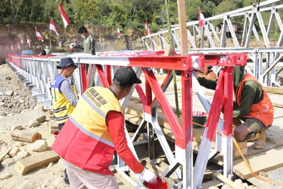 Jembatan Bailey Totor Pelang Resmi Dibuka, 16 Desa di Aceh Tengah Tak Lagi Terisolir!