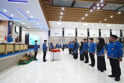 Jufri Rahman Kukuhkan PAW KORPRI Pangkep, Dorong ASN Lebih Profesional dan Solid