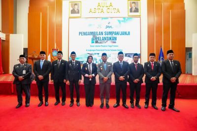 Sejarah Baru di Sulsel, Gubernur Lantik Pejabat Eselon II Lewat Sistem Manajemen Talenta
