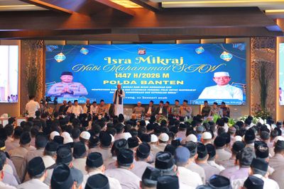 Kapolda Banten: Isra Mikraj Sarat Dengan Nilai Keimanan Dan Keteladanan Bagi Kehidupan Umat Islam