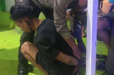 Pria Asal Parepare Curi Tabung LPG di Barru, Aksi Terekam CCTV Berujung Diikat Warga