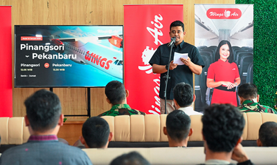Rute Baru Pinangsori–Pekanbaru Dibuka, Gubernur Bobby Minta Tiket Tak Mahal