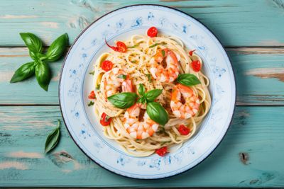 Resep Shrimp Pasta Garlic Butter, Mewah dan Cepat Disajikan