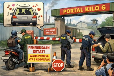 Imbas Temuan Mobil Goyang, PKT Perketat Akses Keluar Masuk Portal Kilo 6