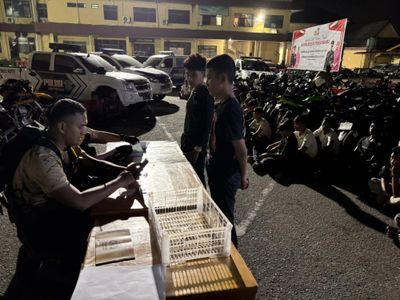 28 Motor Berknalpot Brong Diamankan dalam Patroli Besar Tim Raga di Pekanbaru