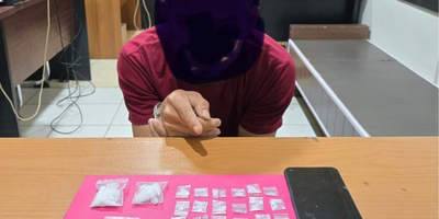 Pengedar Sabu di Bengkalis Dibekuk Polisi, 33 Paket Sabu 15,28 Gram Disita