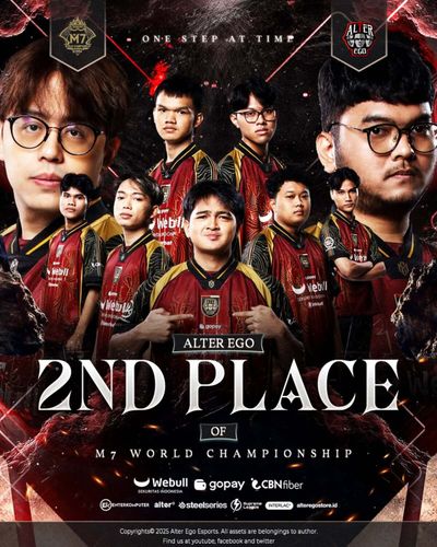 Tennis Indoor Senayan Bersedih! Takluk dari Aurora Gaming PH, Alter Ego Harus Puas Raih Runner-up MLBB M7 World Championship