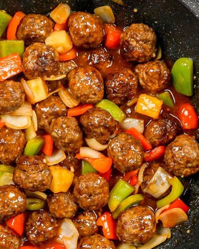 Resep Sweet and Sour Meatballs: Bola Daging Asam Manis yang Bikin Nagih!