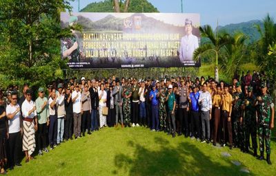 Peringati HUT ke-65 Korem 163, Normalisasi Danau Yeh Malet Jadi Aksi Nyata Jaga Lingkungan