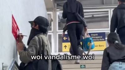 Aksi Teguran di Ruang Publik, Rekaman Vandalisme di Stasiun Bojong Gede Tuai Apresiasi