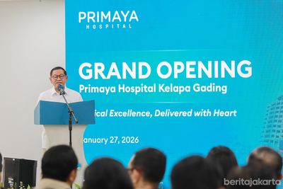 Hadiri Peresmian Rumah Sakit Primaya di Cakung, Pramono Anung: Hospitality Kunci Layanan Kesehatan, Bukan Sekadar Teknologi Canggih