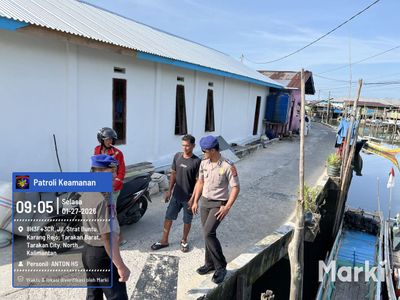 Sasar Masyarakat Nelayan, Satpolairud Polres Tarakan Laksanakan KRYD