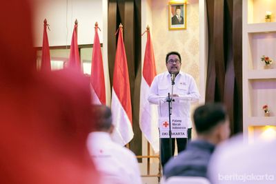 Waspada Bencana Tak Terduga, Wagub Rano Karno Minta PMI DKI Jakarta Perkuat Kesiapsiagaan di Era Aglomerasi