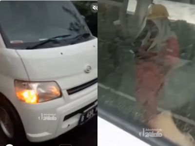 Grand Max Berhenti di Tol Japek, Dicek Ternyata Sopirnya Tewas